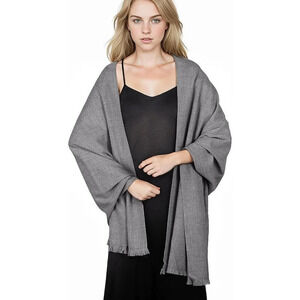 Swat Pany Scarf For Women Winter Pashmina Shawls For Women Wedding Shawls-Gray18